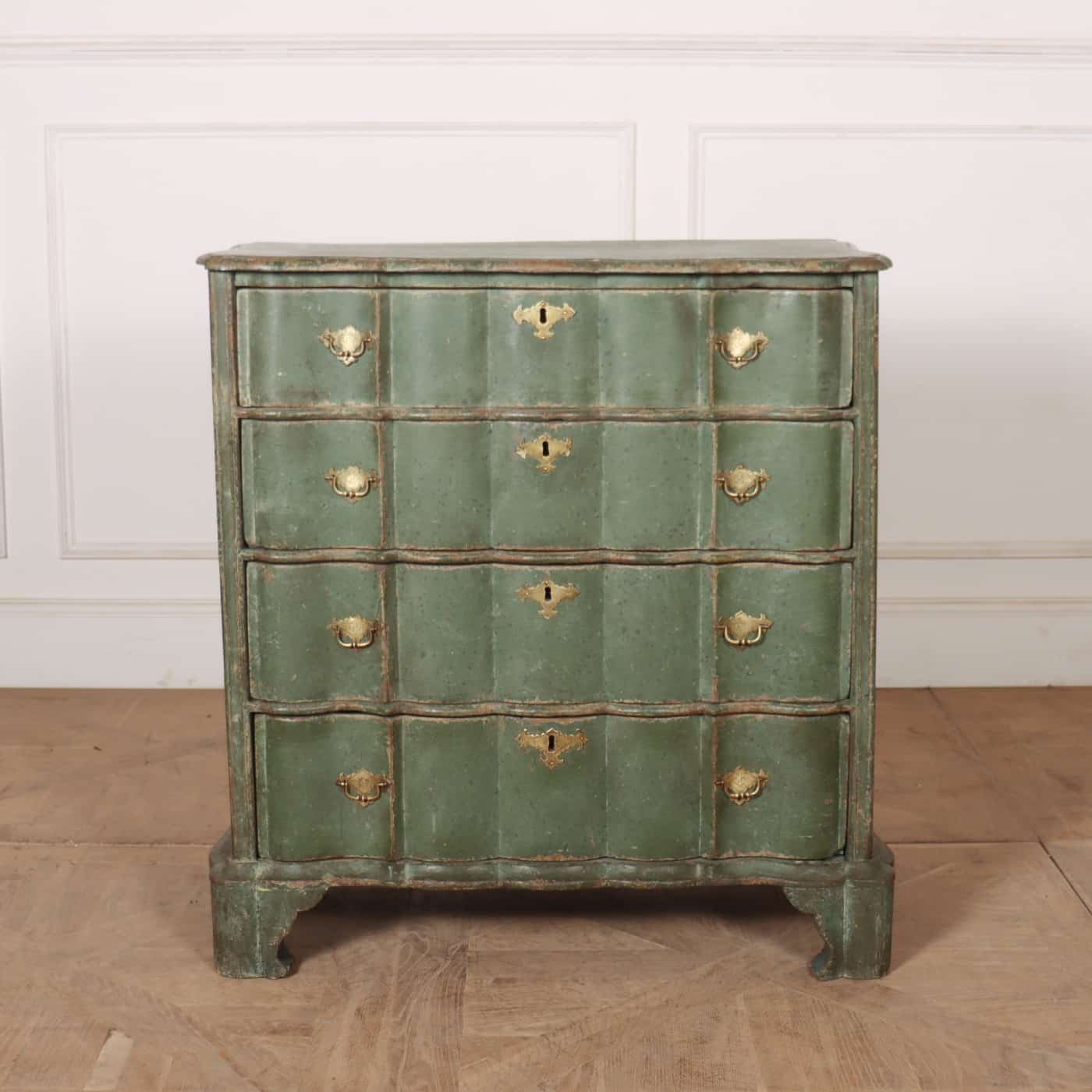 green vintage dresser
